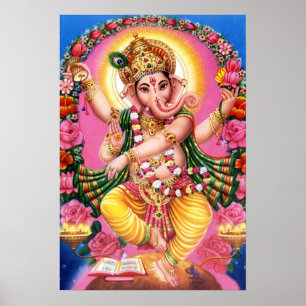 Póster Senhor Ganesha da dança