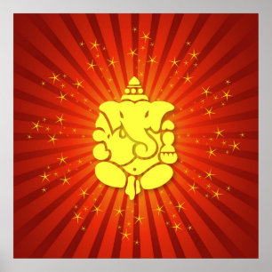 Poster Senhor Ganesha Sparkling