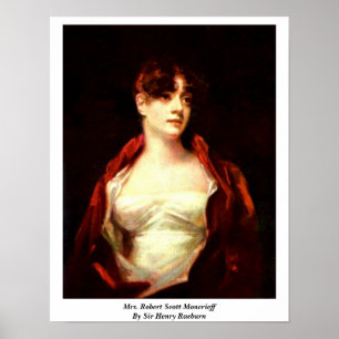 Póster Senhor Henry Raeburn da Sra. Robert Scott