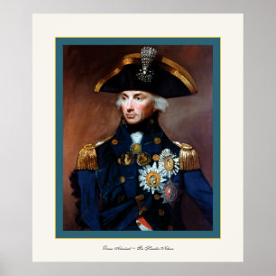 Póster Senhor Horatio Nelson do ~ do contra-almirante