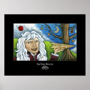 Póster Senhor Isaac Newton