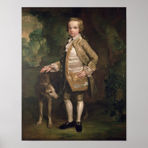 Poster Senhor John Nelthorpe, 6o Baronet como um menino