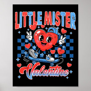 Poster Senhor Retro Xadrez Pequeno Dia dos Namorados Pati
