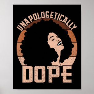 Poster Senhora Afro Droga Sem Desculpas Orgulho Negro Mel