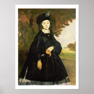 Póster Senhora Brunet de Manet  