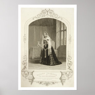 Póster Senhora Celeste como a princesa Katherine, Sc do