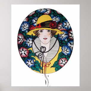 Poster Senhora com corriolas