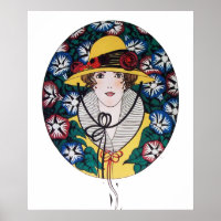 Senhora com Glórias da Manhã