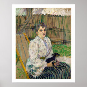 Póster Senhora Com Um Cão