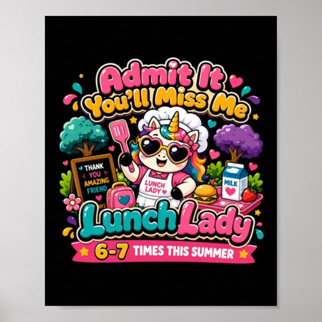 Poster Senhora do Almoço Admito que Você Vai Perder 6-7 V (Frente)