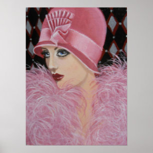 PÓSTER SENHORA DO ART DECO