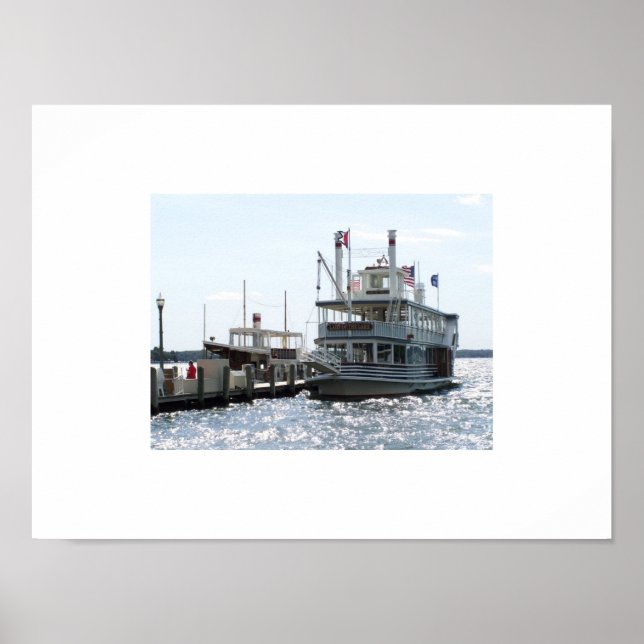 Poster Senhora do lago Genebra,WI (Frente)