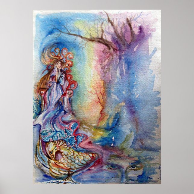 Poster SENHORA DO LAGO, Mágica e Mistério (Frente)