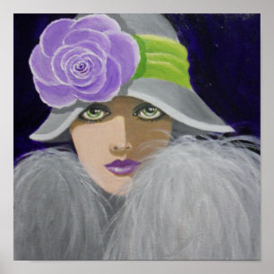 PÓSTER SENHORA DO VINTAGE