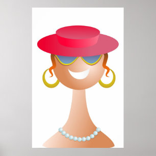 Póster Senhora elegante