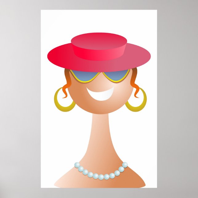 Póster Senhora Elegante (Frente)