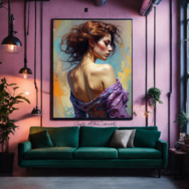 Póster Senhora Elegante