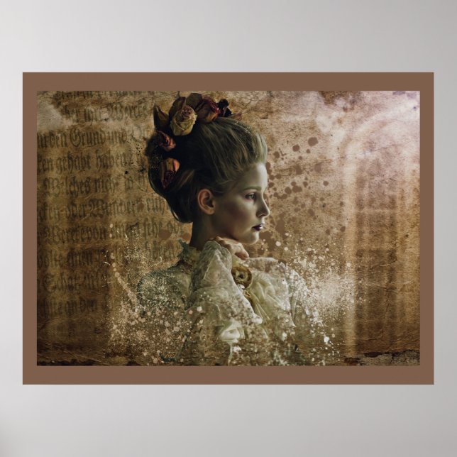 Poster Senhora Fantasma Vitoriana em Espera (Frente)