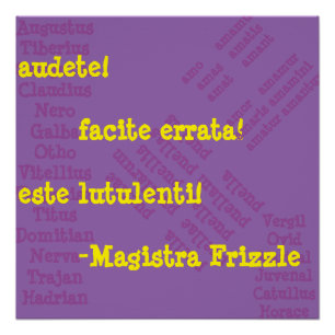 Póster Senhora Frizzle no latino