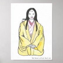 Senhora Fujiwara - Antiga Moda Histórica Japonesa