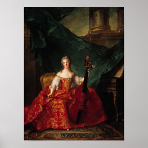 Poster Senhora Henriette de France na corte