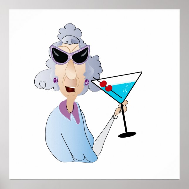 Poster senhora idosa (Frente)