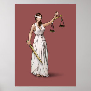 Póster Senhora Justiça - Marsala