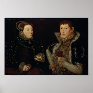 Póster Senhora Mary Nevill e seu filho Gregory Fiennes