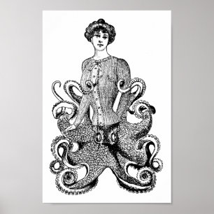 Poster Senhora Octopus