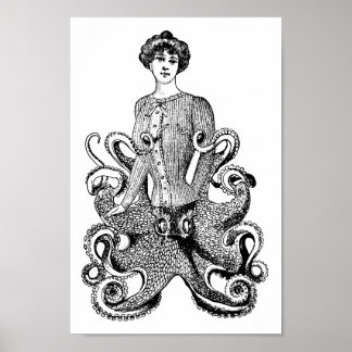Poster Senhora Octopus