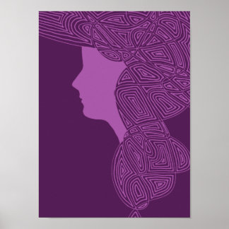 Poster Senhora Roxa