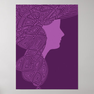 Poster Senhora Roxa