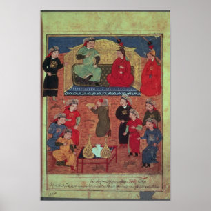 Póster Senhora Supl. Pers.Arghan Khan com o dois de seu
