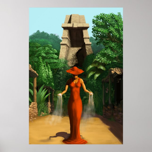 Póster Senhora Vermelha (Frente)