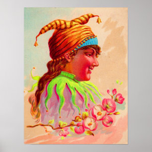 Poster Senhora vitoriana