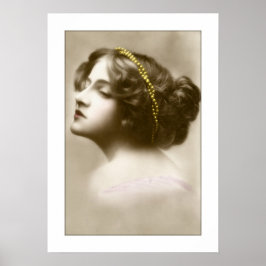 Poster senhora vitoriana cameo pose