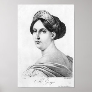 Póster Senhorita George, 1825