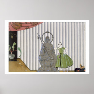 Póster Senhorita Spinelly Chez Elle, 1920 (pri do pochoir