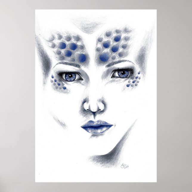 Poster Senhorita Universe Alluring Alienígena Lady Origin (Frente)
