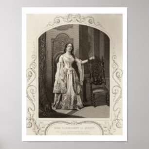 Poster Senhorita Vandenhoff como Juliet, cena 1 do ato