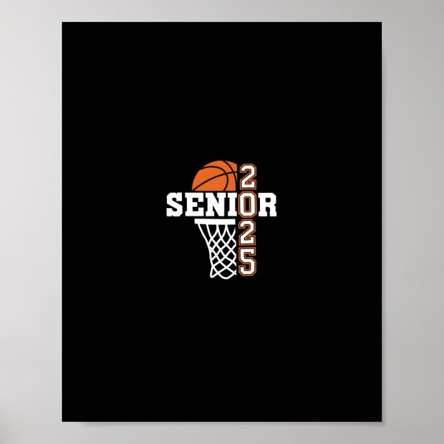 Poster Senior Cl Of 2025 Sketll Sports Seniors Boys Team  (Frente)
