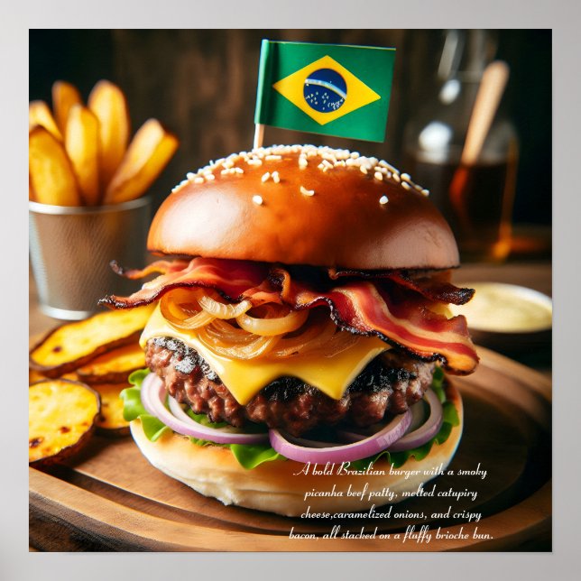 Poster Sensação de Samba Burger em Salvador (Frente)
