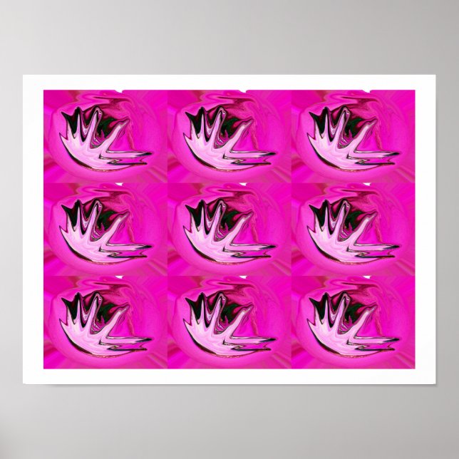 Póster Sensações Rosa (Frente)