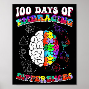 Poster Sensibilização Autismo Abrange Diferenças De 100 D