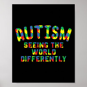 Poster Sensibilização Autista - Ver As Crianças Autistas