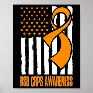 Poster Sensibilização do American Flag CRPS