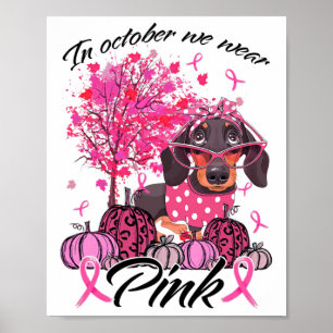 Poster Sensibilização do Cancer da Mama Em outubro Vestim