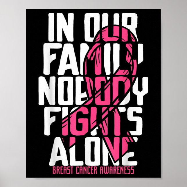 Poster Sensibilização do Cancer da Mama Rosa-apoio ao can (Frente)