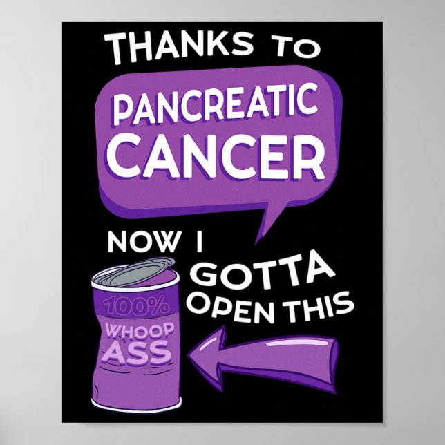 Poster Sensibilização do câncer de pâncreas Adenocarcinom (Frente)