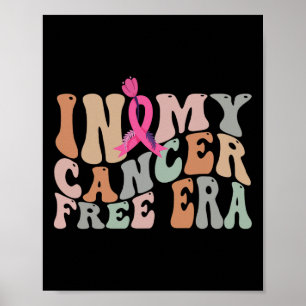Poster Sensibilização Do cancer Em Minha Guerra De Groovy